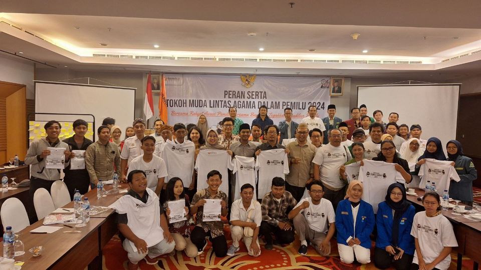 Pelatihan kepada Tokoh Muda yang Bertajuk “Peran Serta Tokoh Muda Lintas Agama dalam Pemilu 2024