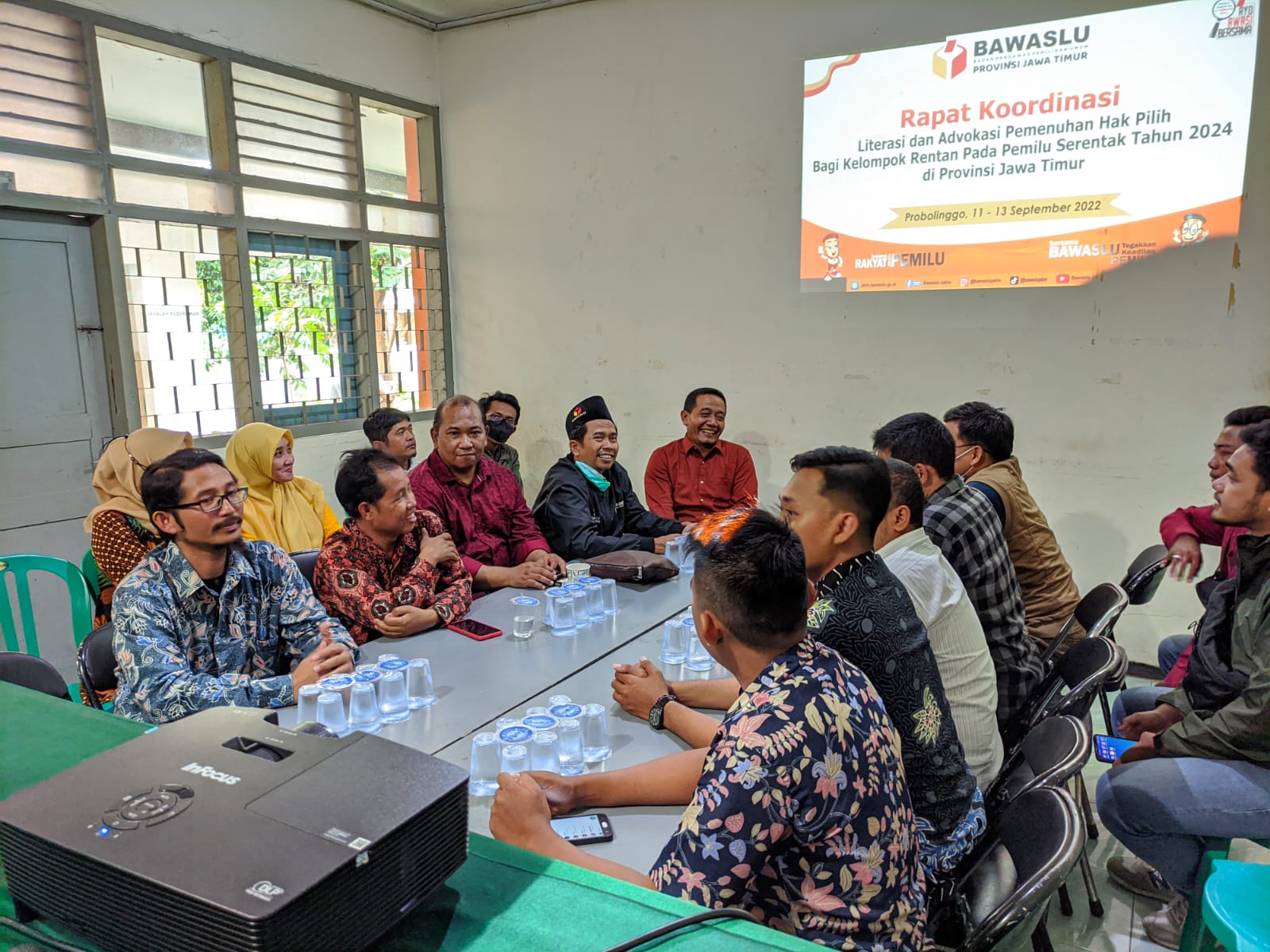  Rapat Koordinasi Literasi dan Advokasi Pemenuhan Hak Pilih bagi Kelompok Rentan pada Pemilu Serentak tahun 2024