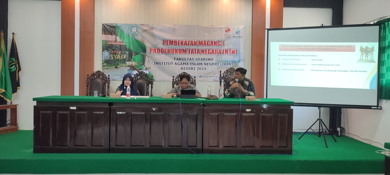 Narasumber di HTN IAIN Kediri