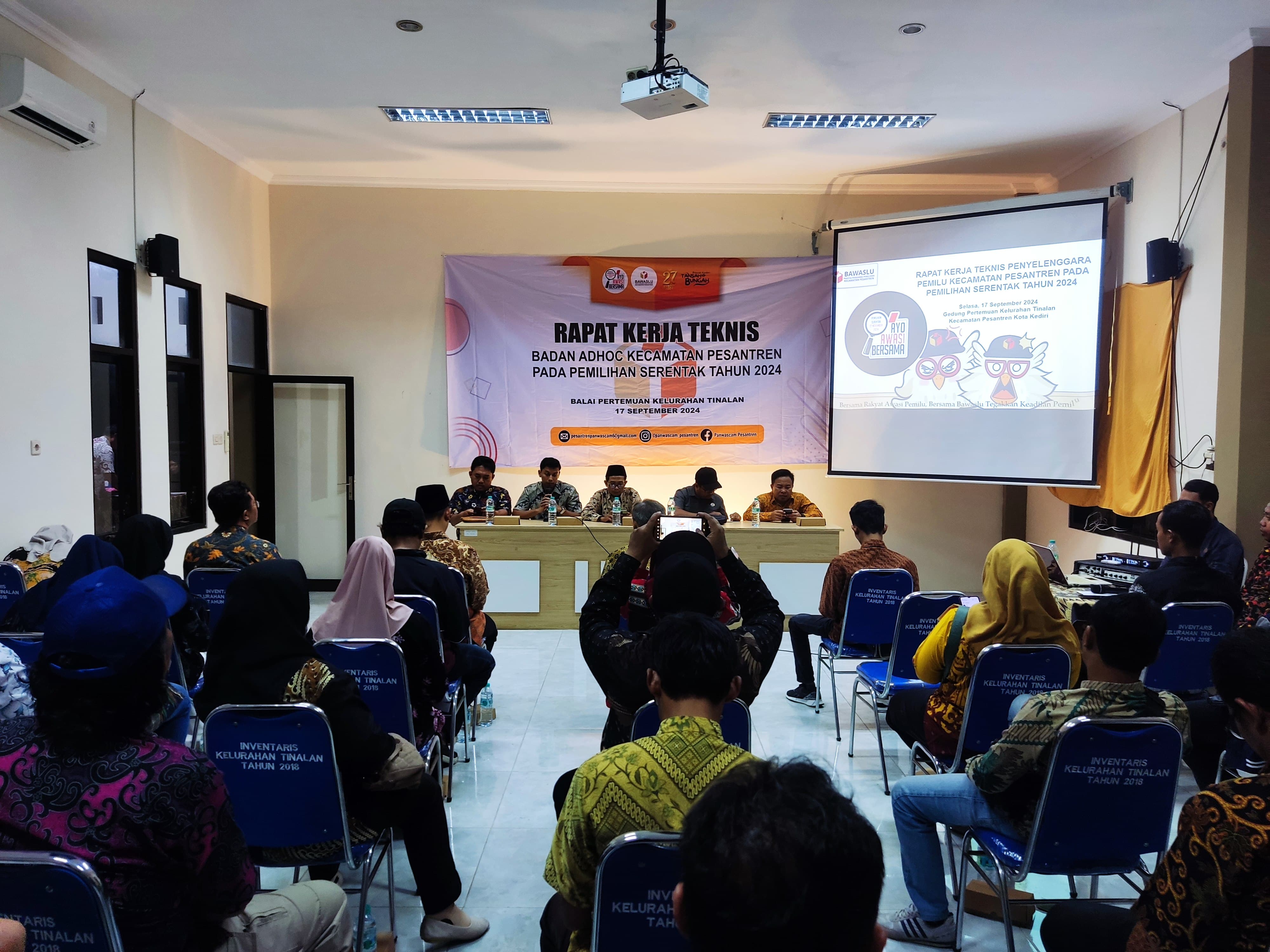 Rakernis Badan Adhoc pada Pemilihan Serentak tahun 2024 Pesantren