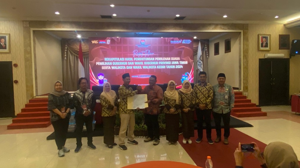 Pengawasan Rekapitulasi Penghitungan Suara Pada Pilkada 2024 di Kota Kediri
