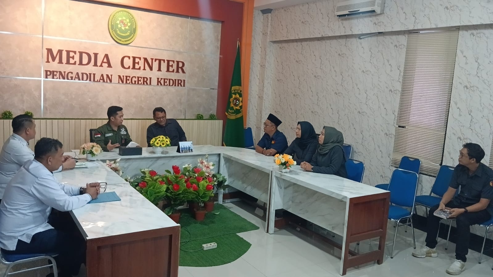 Audiensi Bawaslu Kota Kediri dan Pengadilan Negeri 