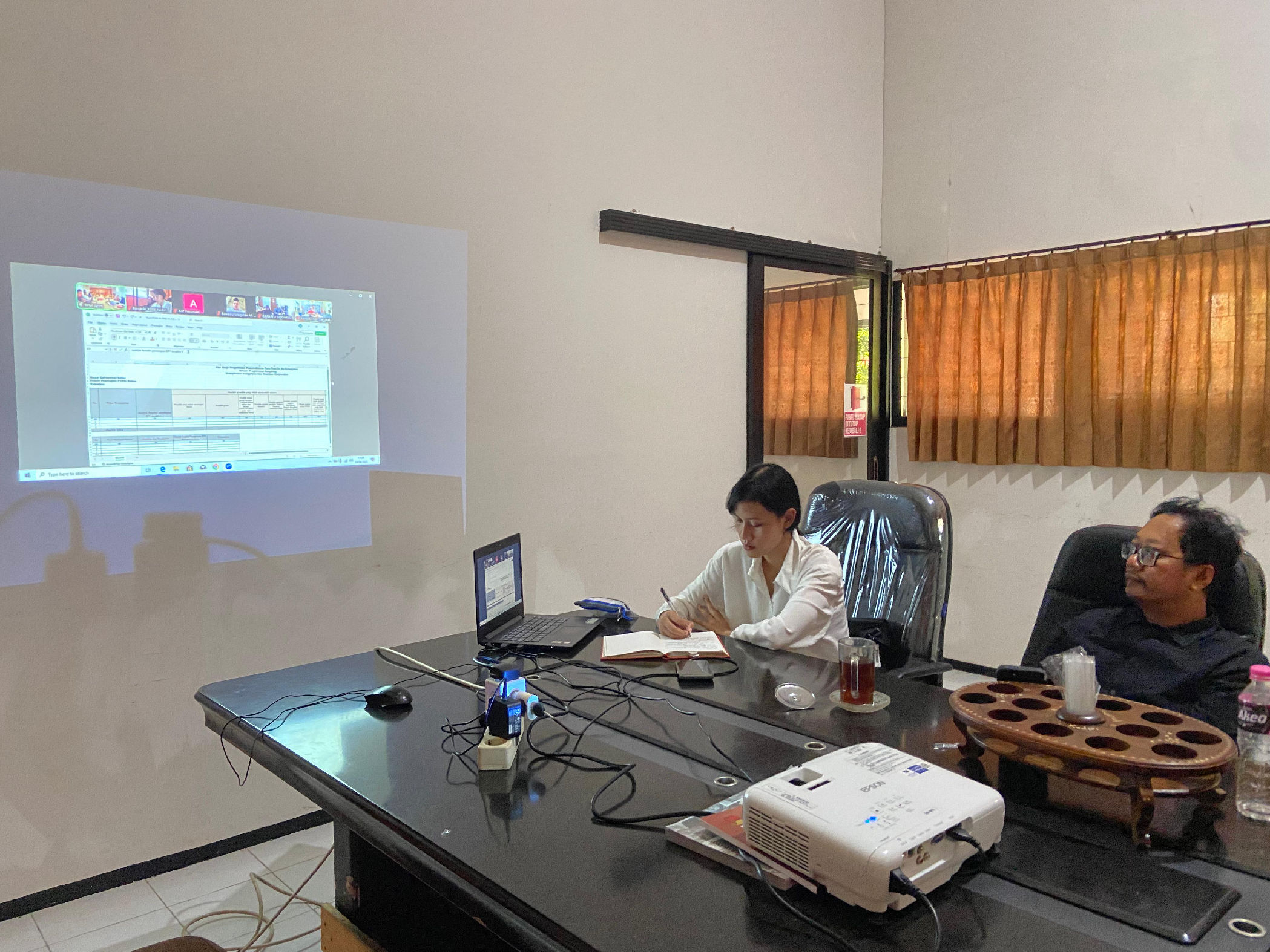 Bawaslu Kota Kediri Ikuti Rakor Pengawasan PDPB Bersama Bawaslu Jatim