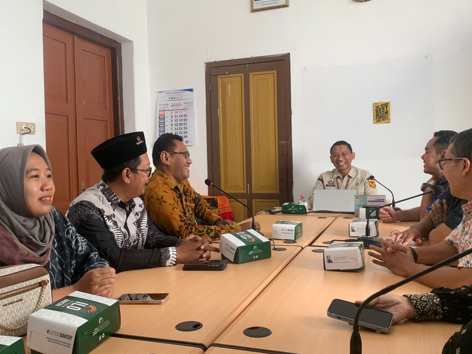 Audiensi dengan Dinas Kearsipan dan Perpustakaan Kota Kediri