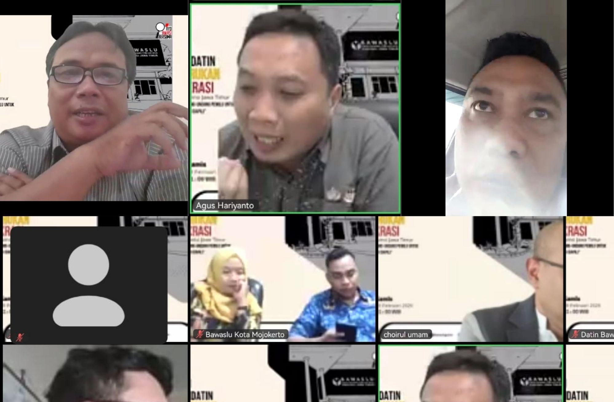 Acara Cangkrukan Demokrasi 19 Februari 2026 Sesi Diskusi