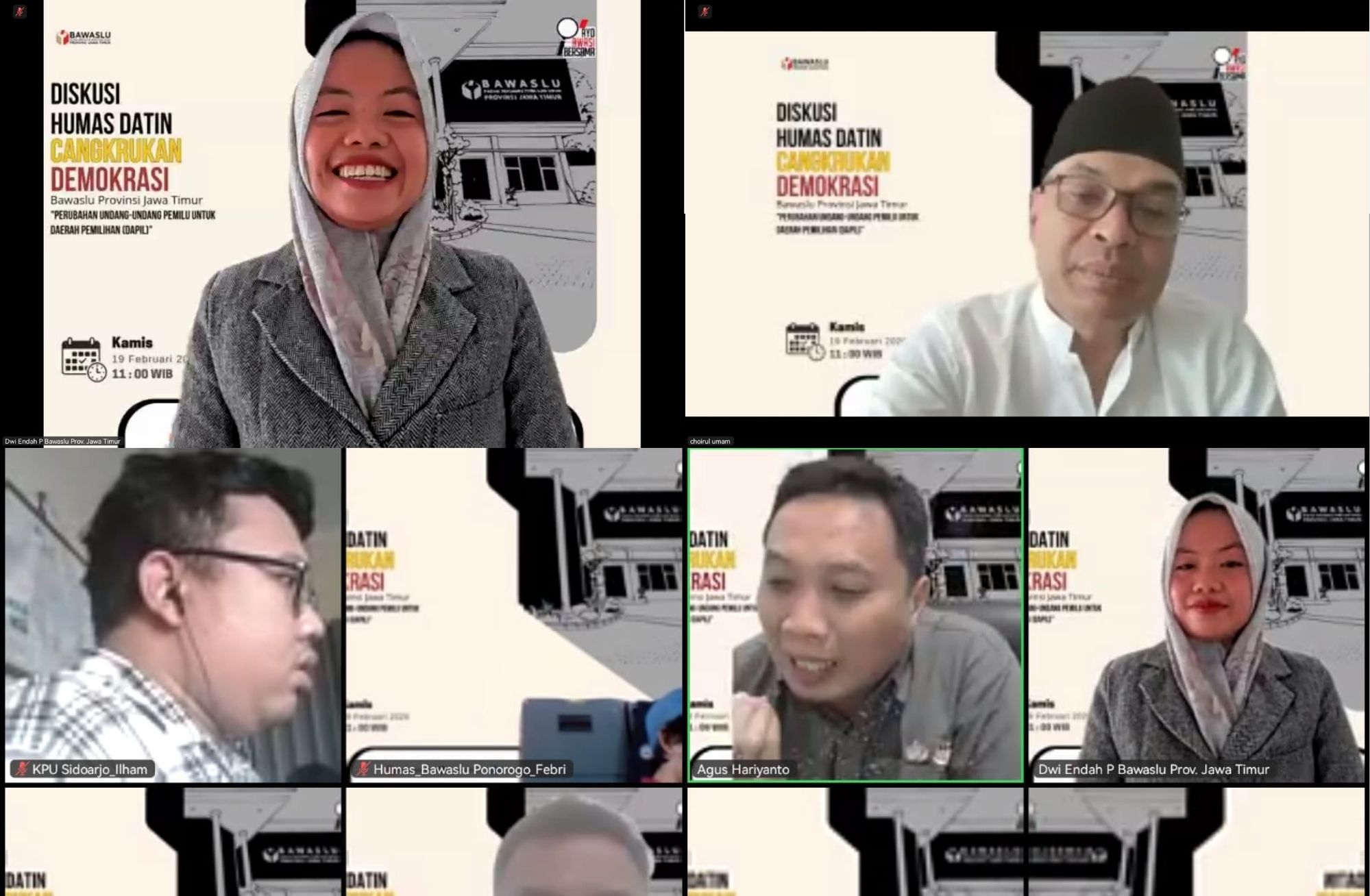 Acara Cangkrukan Demokrasi 19 Februari 2026