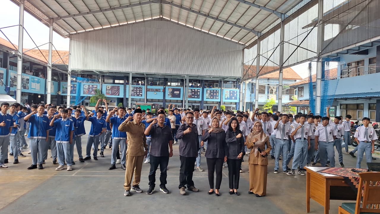 Bawaslu Kota Kediri laksanakan Goes To School pada 23 Februari 2026 di SMK PGRI 1 KEDIRI