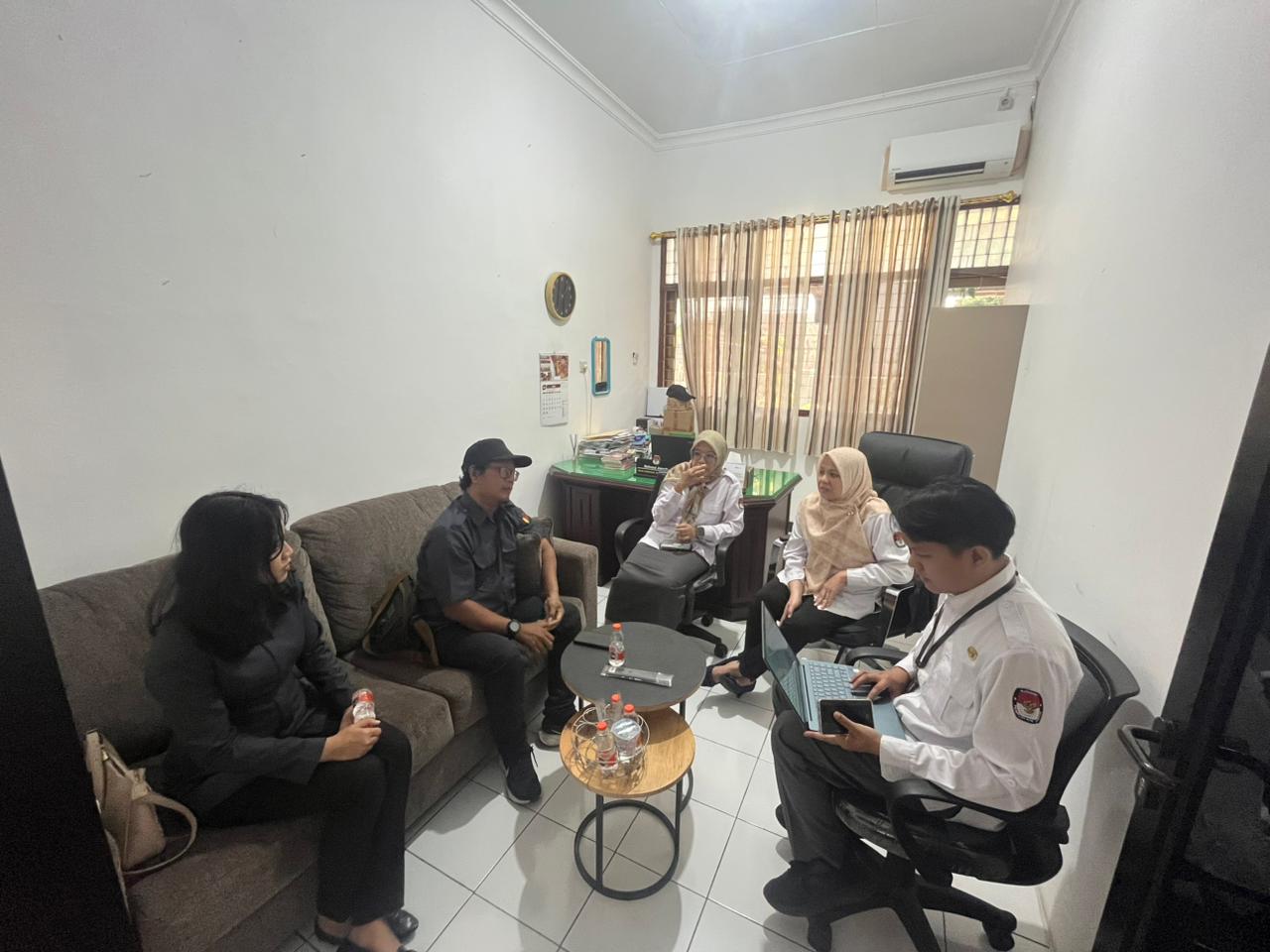 Koordinasi dengan KPU Kota Kediri 22 Juni 2026