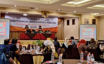 Fasilitasi Penanganan Pelanggan Tahapan Pengawasan Logistik dan Kampanye Pemilu 2024