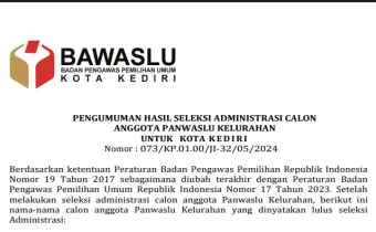 pengumuman pkd administrasi