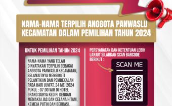 Pengumuman Panwascam