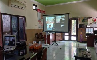 zoom meeting Konsolidasi Pengawasan Partai Politik