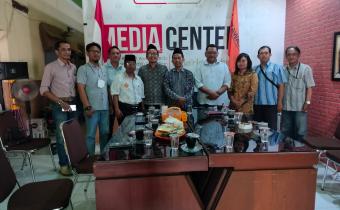 Kunjungan Parsindo dan PKR di Bawaslu Kota Kediri