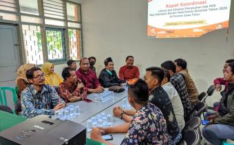  Rapat Koordinasi Literasi dan Advokasi Pemenuhan Hak Pilih bagi Kelompok Rentan pada Pemilu Serentak tahun 2024
