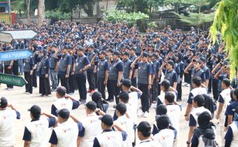 Apel Siaga dan Launching Pengawasan Pilkada Serentak 2024 di Kota Kediri