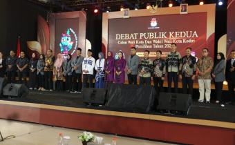Debat Publik Kedua Calon Paslon Walikota dan Wakil Walikota Kediri
