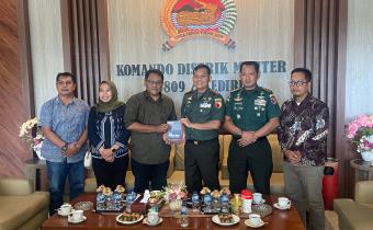 Audiensi dengan Kodim 0809