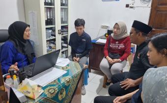 Koordinasi Bawaslu Kota Kediri dengan SMK PGRI 1 KEDIRI