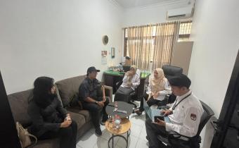 Koordinasi dengan KPU Kota Kediri 22 Juni 2026